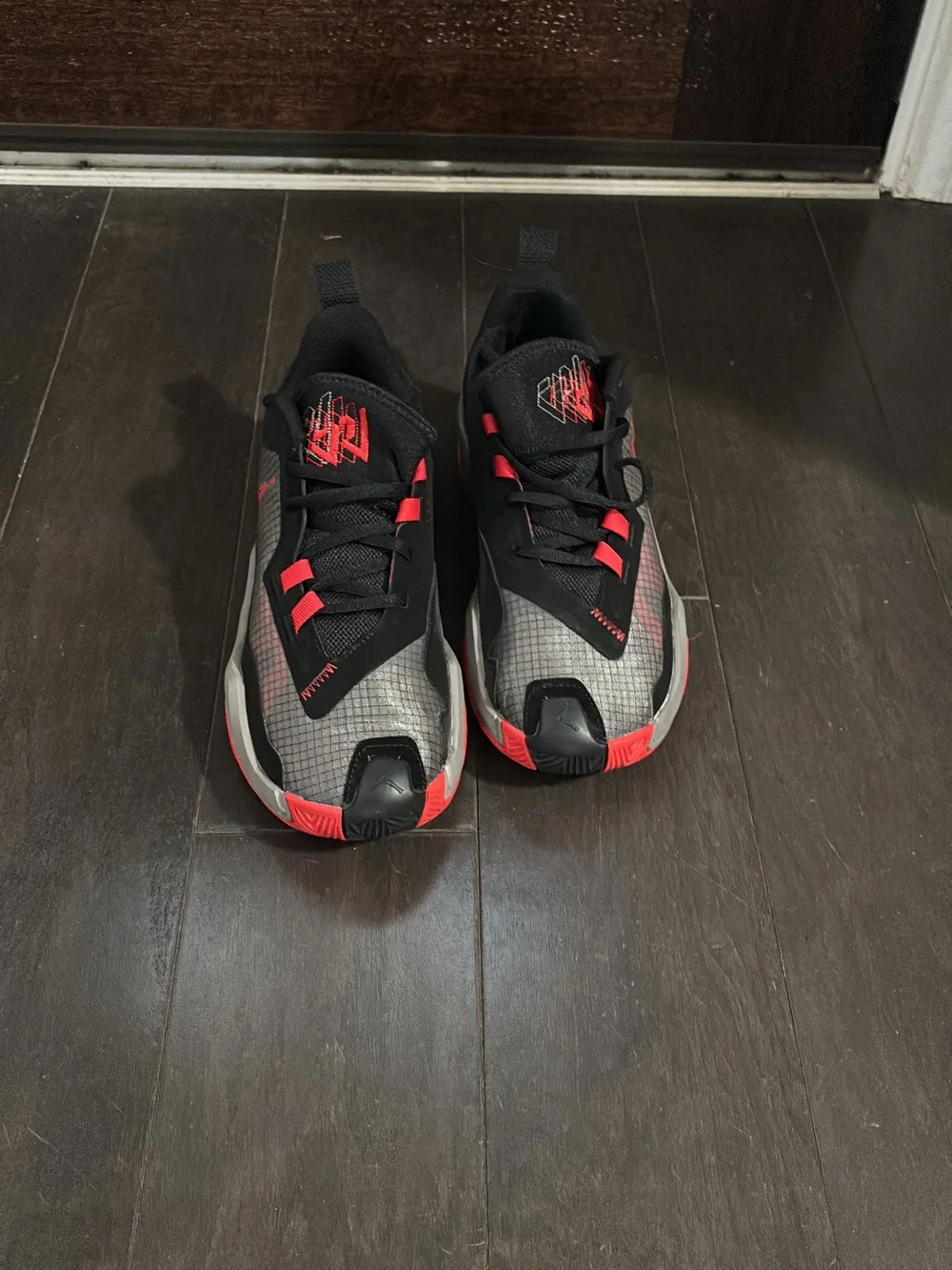 Air Jordan One Take 4 Black/Red Sneakers Size 8.5 Men